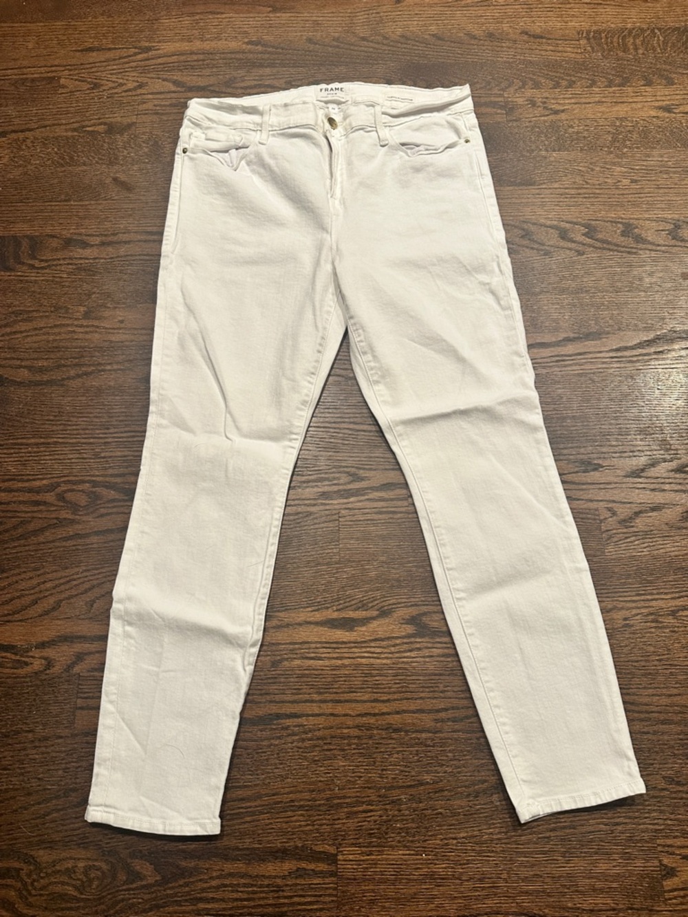 Frame Denim Le Skinny de Jeanne Crop